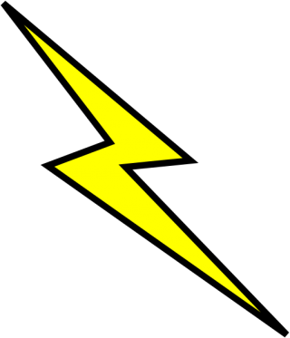 Yellow Lightning Bolt Png PNG images