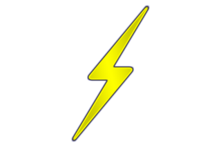 Yellow Lightning Bolt Background PNG images