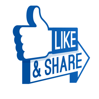 Facebook Logo Like Share Png PNG images