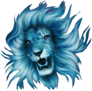 Blue Lion Head Png PNG images