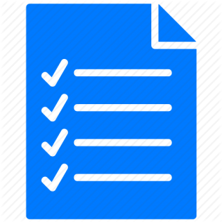 Checklist Icon Blue Blue, Checklist, Document PNG images