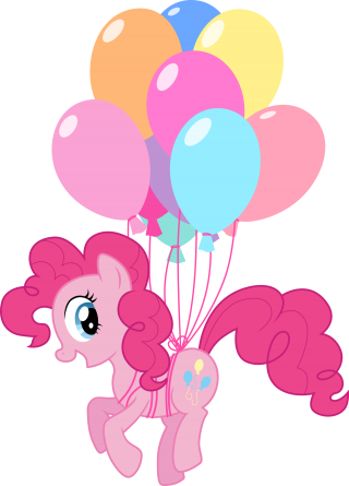 My Little Pony With Ballons Picture Download PNG images