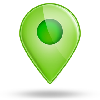 Green Location Icons PNG images