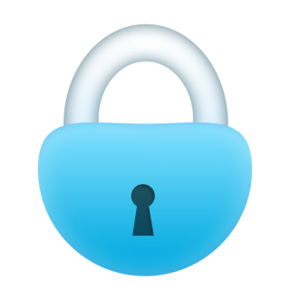Blue Lock Icon PNG images