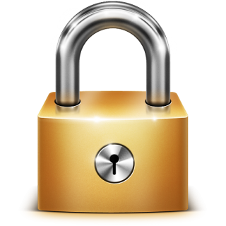 Gold Lock Icon PNG images