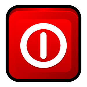 Red Log Off Icon PNG images