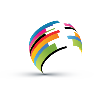 Abstract Logo Rainbow Circle Design PNG PNG images