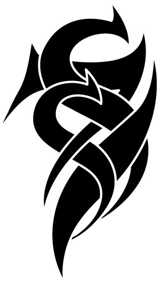 Black 3D S Logo Design PNG images