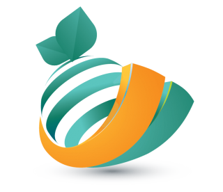 Custom Logo Design Green Orange Png PNG images