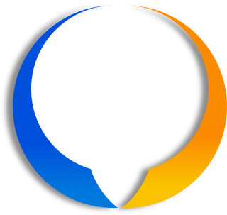 Logo Design Blank Circle Blue And Orange PNG PNG images