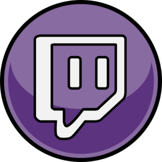 Twitch logo PNG transparent image download, size: 2000x1235px