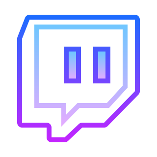 Twitch logo PNG transparent image download, size: 2000x1235px