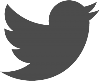 black and white twitter logo png