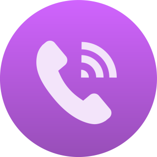 Viber Phone WiFi Logo Transparent Background Pictures Round PNG images