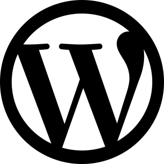 Hd Wordpress Black Logo Png PNG images