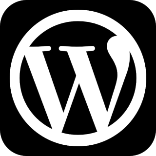 Wordpress Square Black Symbol PNG images