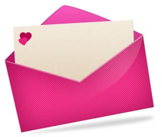 Love Email Pink Icon PNG images