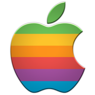 Apple Classic Logo Icon PNG images
