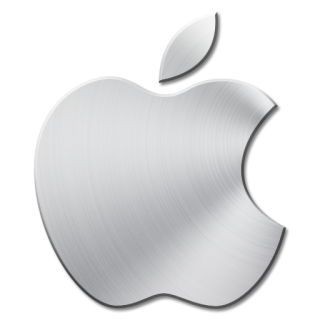 Brushed Metal Apple Mac Icon PNG images