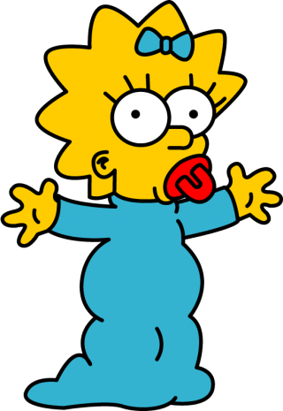 Maggie Simpson Background PNG images