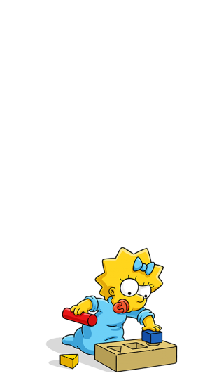 Maggie Simpson Background PNG images