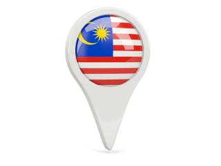 Round Pin Malaysia Flag PNG images