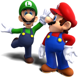 Mario Luigi Bros Render Blender Cartoon Brothers Png PNG images