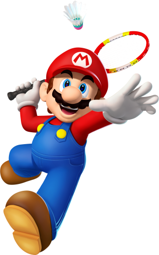 Mario Sonic London Badminton Games Olympic Characters Png PNG images