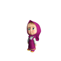 Lonely Masha PNG images