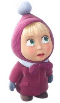 Naughty Little Masha PNG images