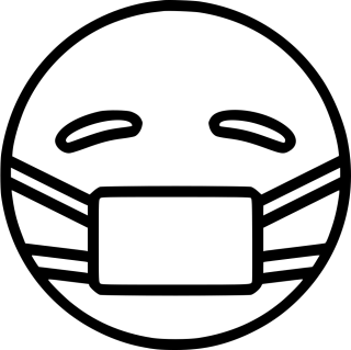 Black Emoji Medical Mask Png, Virus, Protection PNG images