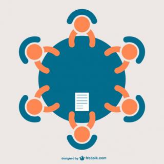 Business Meeting Icon Vector | Free Download PNG images