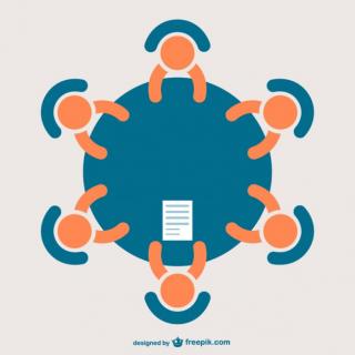 Business Meeting Icon Vector | Free Download PNG images
