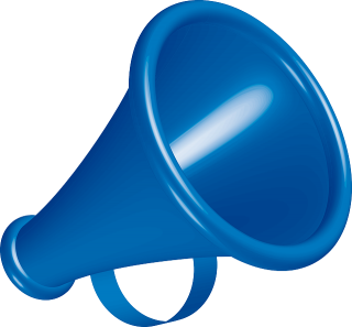 Blue Megaphone Vector Download Icon PNG images