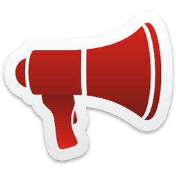 Megaphone Icon From Colorful Stickers Part 5 Set 256x256 Px PNG images