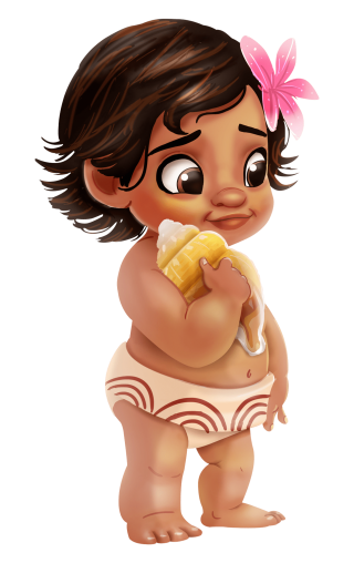 Baby Moana Transparent Background PNG images