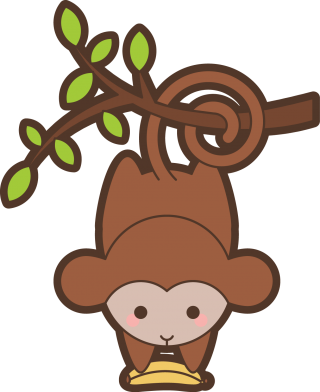 cute monkey png