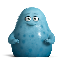 Cute Blue Monsters University Icon PNG images