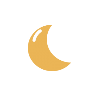 Free Yellow Moon SVG, PNG Icon, Symbol. Download Image.