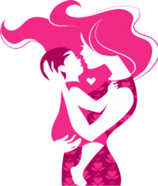 Mother And Baby Vector Image PNG images