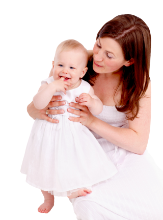 Mother With Sweet Baby Girl Png PNG images