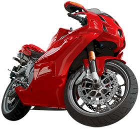 Motorcycle Red Motor Png PNG images