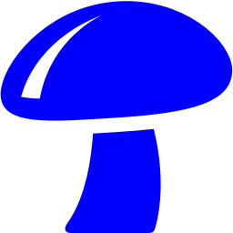 Blue Mushroom Icon PNG images