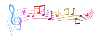 Colorful Music Notes Picture PNG images