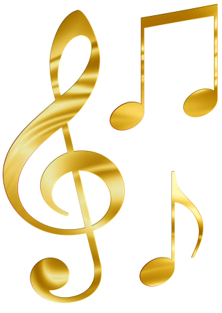 Photo Gold Music Note Transparent PNG images