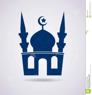 Vector Muslim Drawing PNG images