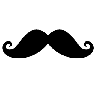 Long Curly Mustache PNG images