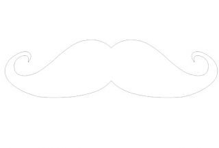 Mustache White Photo PNG PNG images