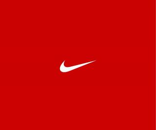 Red Background With Nike Logos Wallpaper PNG images
