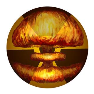 Burn, Nuclear, Nuke Icon PNG images